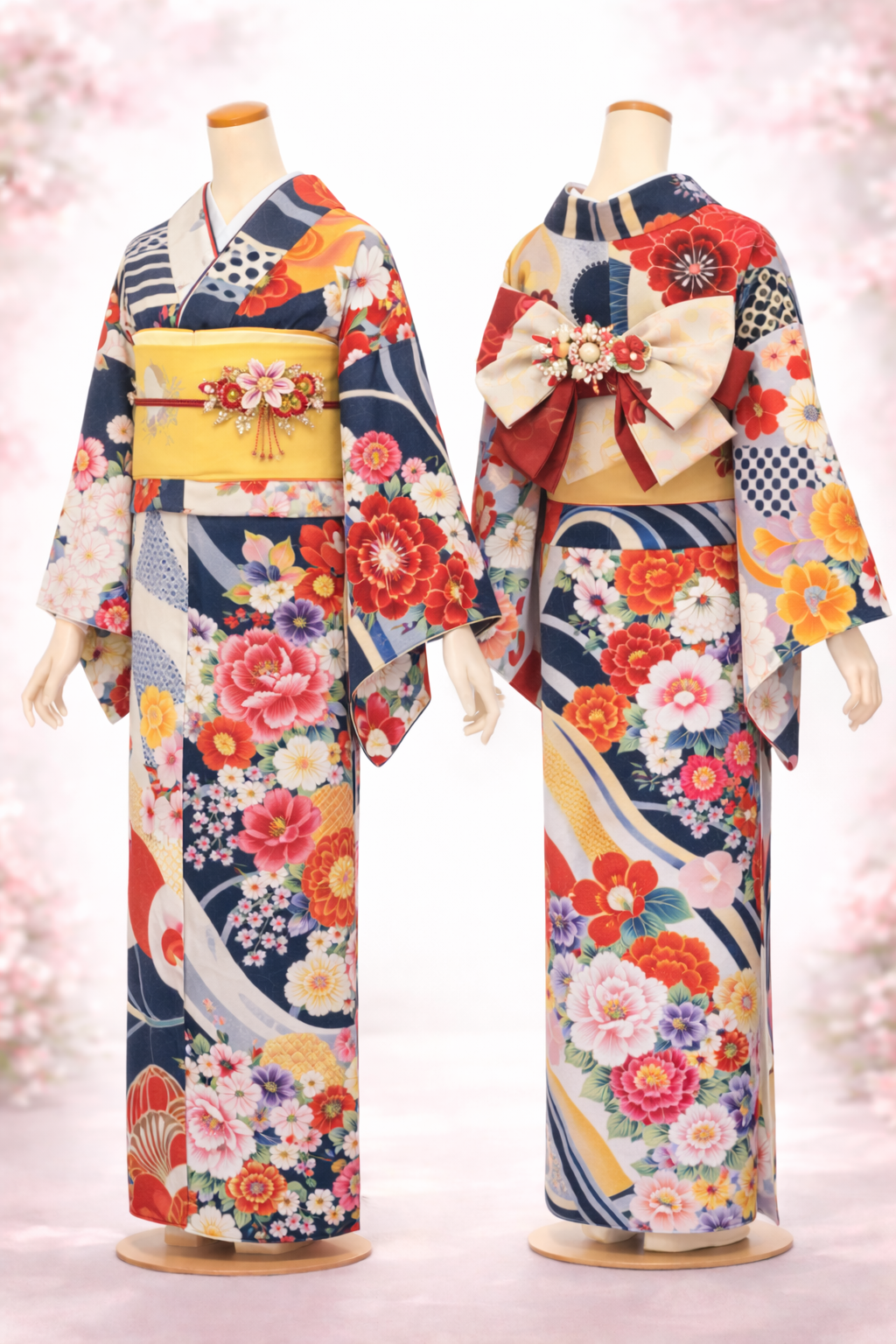 モダン柄の着物